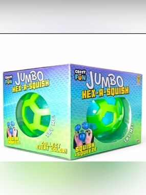 Crazy Fun RMS Jumbo Hex-A-Squish Green/Blue